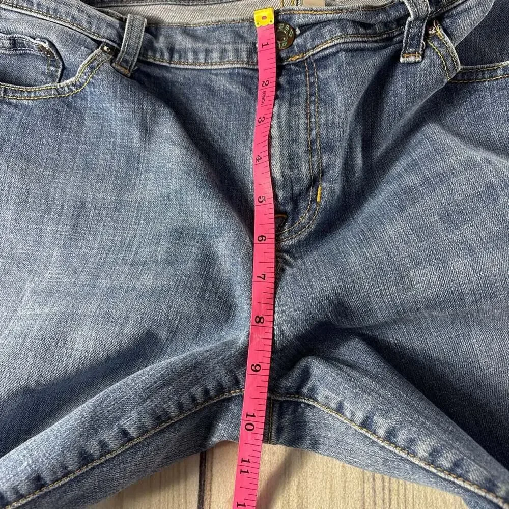 GAP 1969 9.5” Rise Flare Jeans Women's Blue Denim Size 14 Stretch - Picture 9 of 10